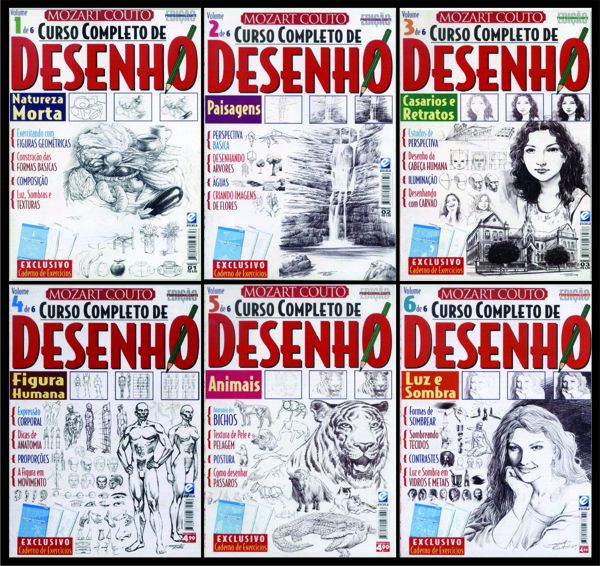 CURSO COMPLETO DE DESENHO - Mozar Couto